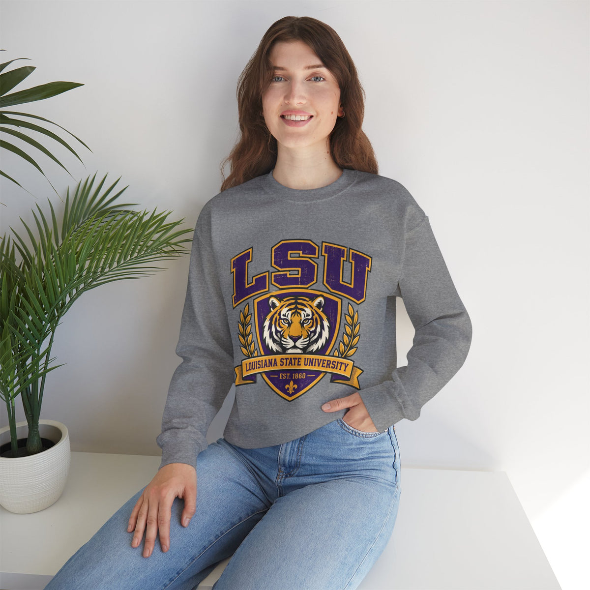 Louisiana State University Crewneck Sweatshirt