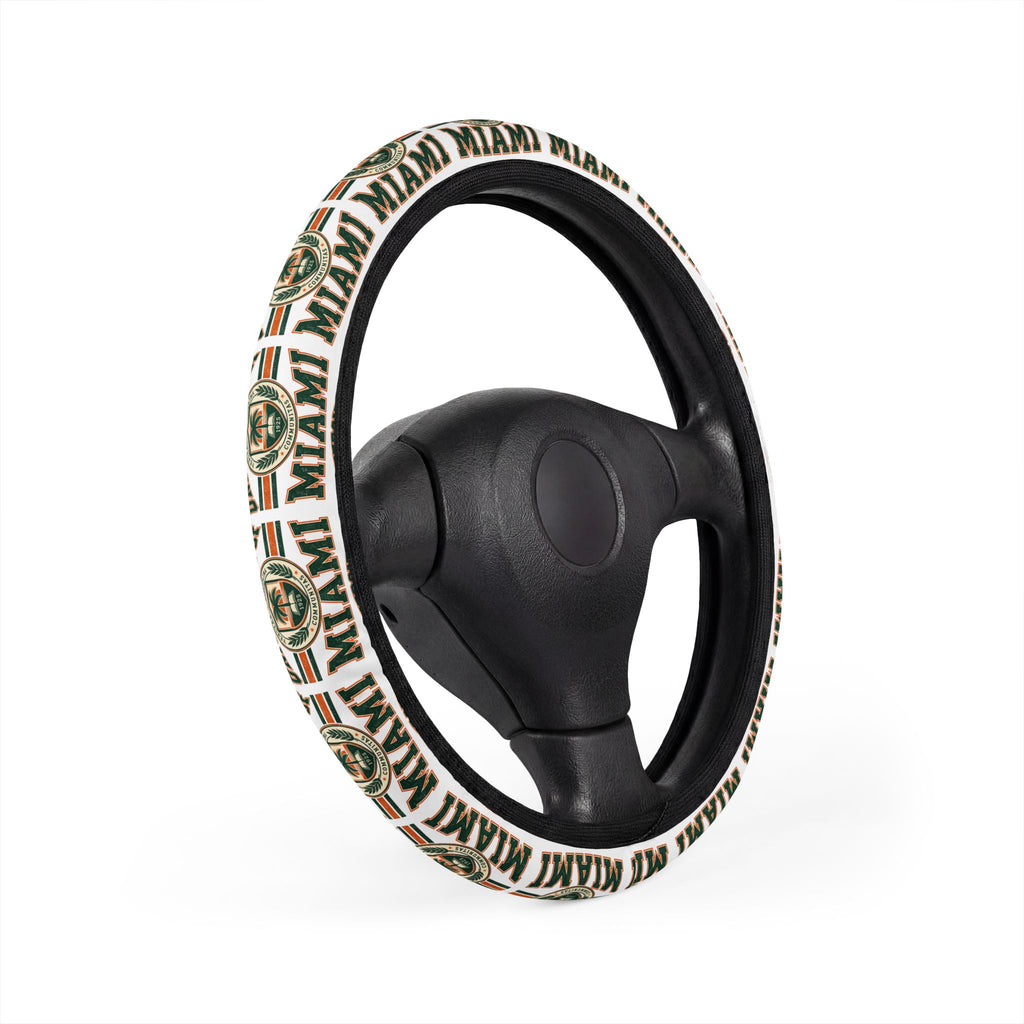 Miami-Inspired Car Steering Wheel Cover