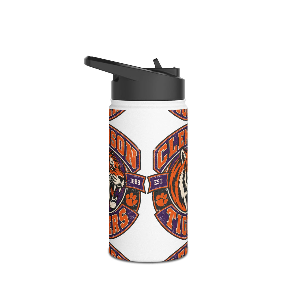 Clemson Tigers Stainless Steel Water Bottle