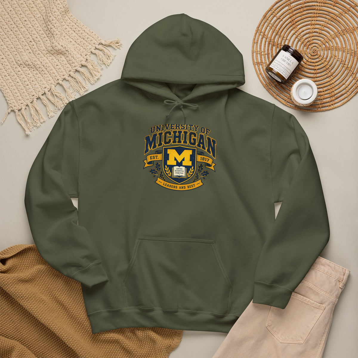 University of Michigan Wolverines Logo Hoodie