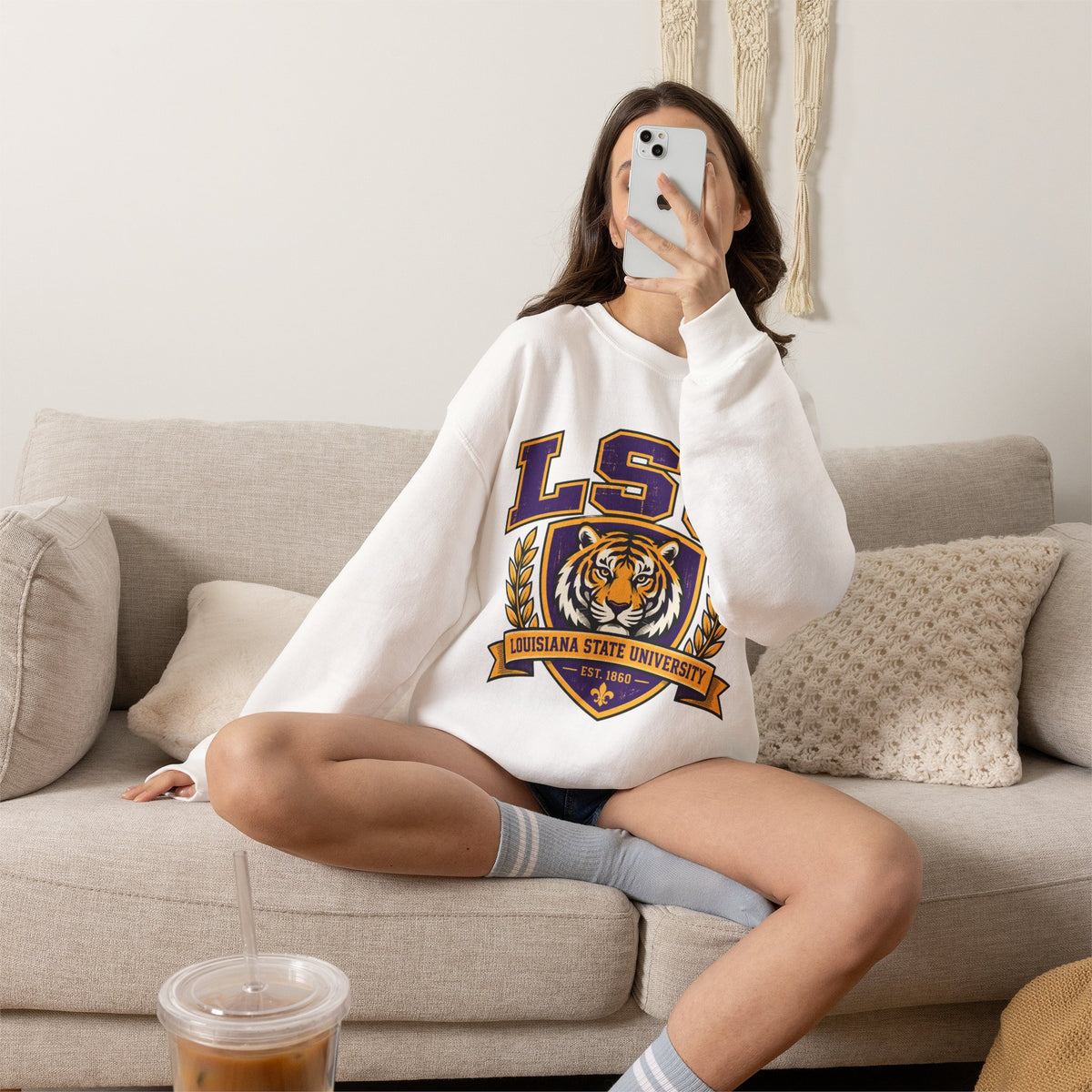Louisiana State University Crewneck Sweatshirt