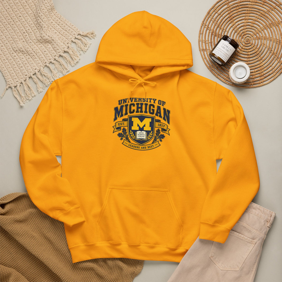 University of Michigan Wolverines Logo Hoodie