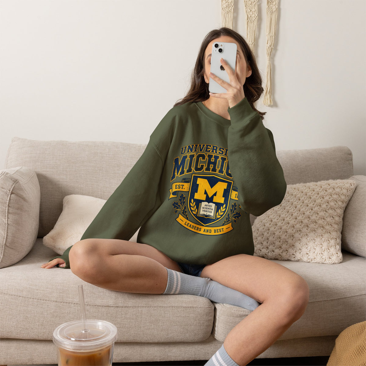 University of Michigan Crewneck Sweatshirt
