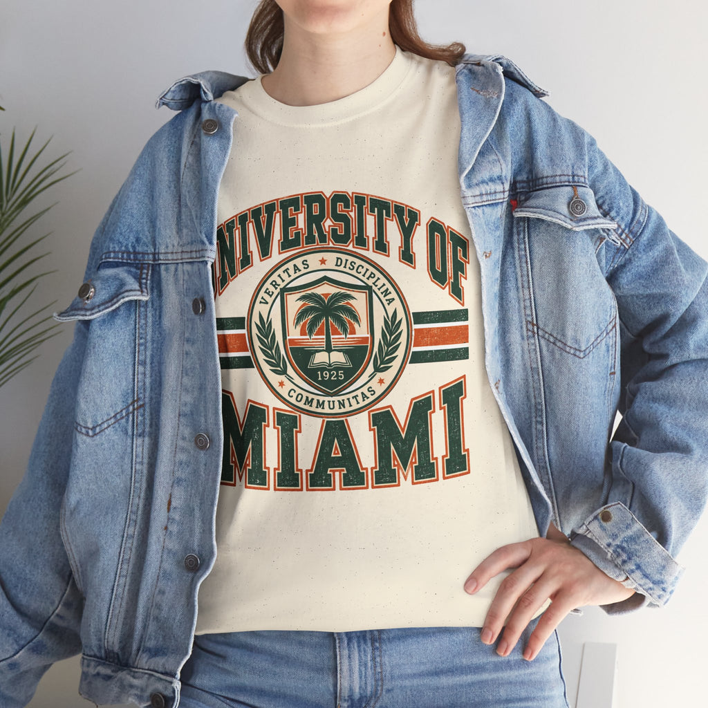 University of Miami Vintage Collegiate T-Shirt