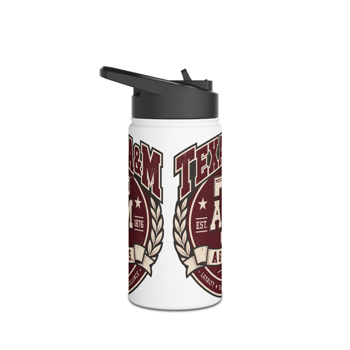 Texas A&M Aggies Stainless Steel Water Bottle